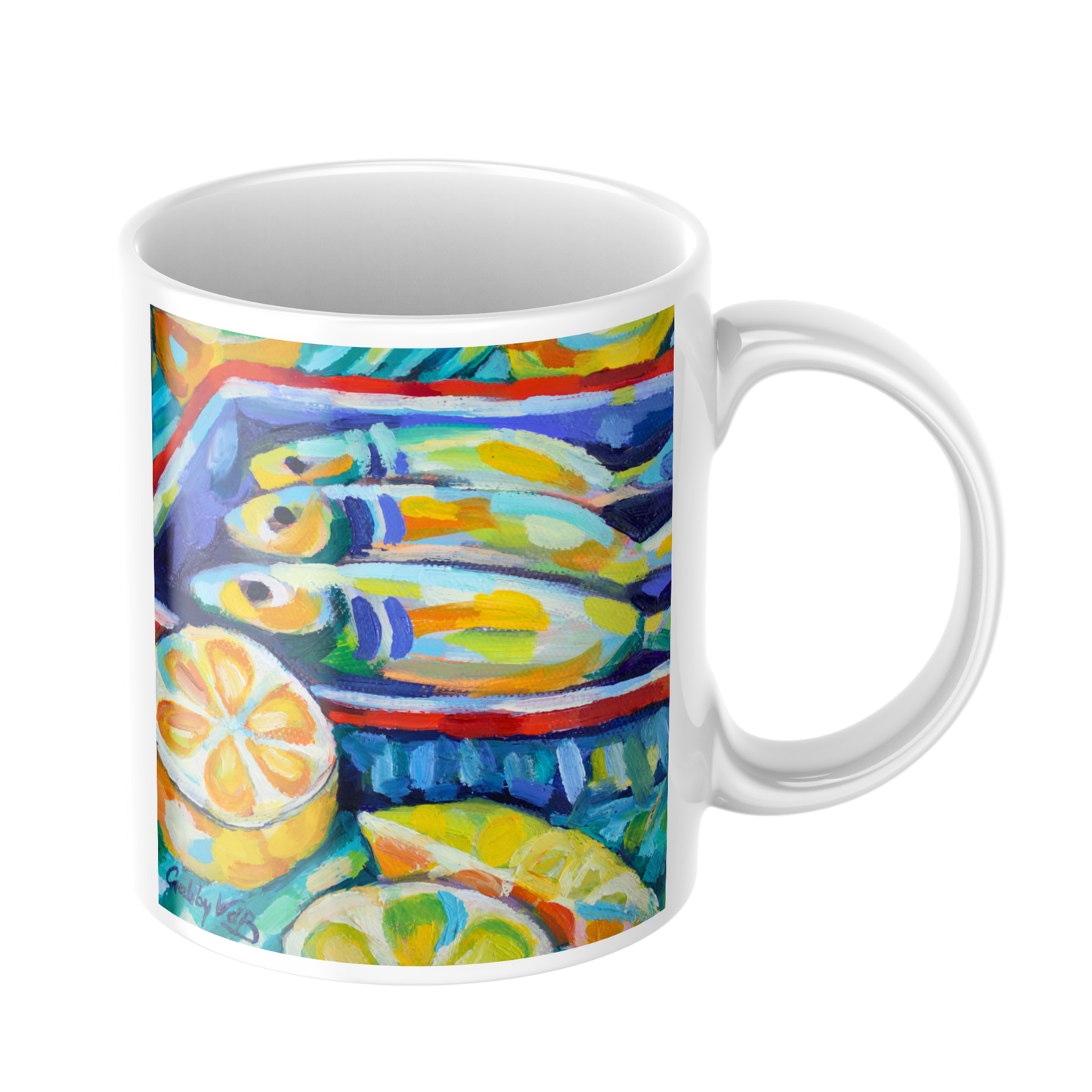 Mug - Sardines & Lemons