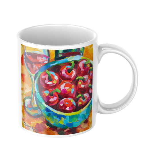 Mug - Red Wine & Cherries