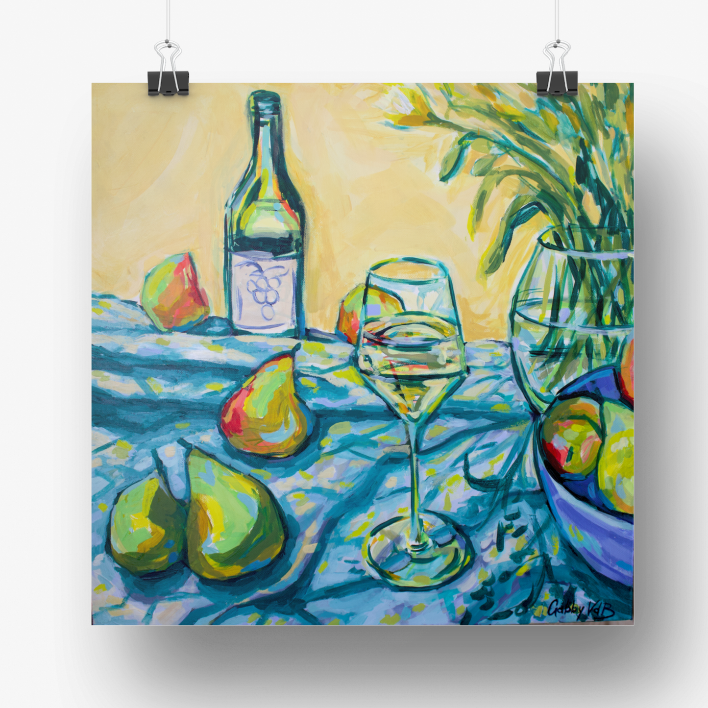 Afternoon Pears & Wine 1