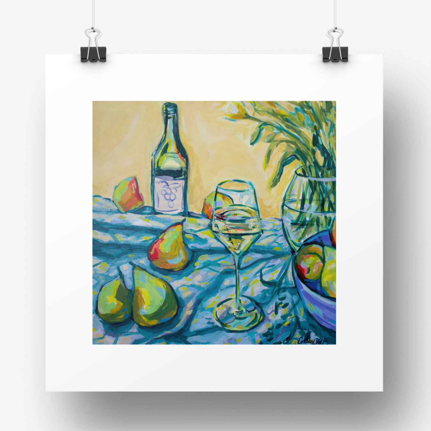 Afternoon Pears & Wine 1