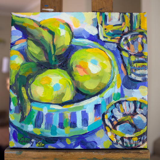 Tequila & Limes | Original Oil Painting