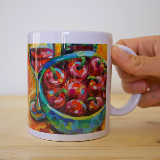Mug - Red Wine & Cherries